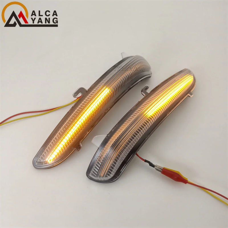 Clignotants LED de Miroir Latéral Dynamiques Séquentiels Peugeot 208 2008 Citroën C3 C4 Lot de 2