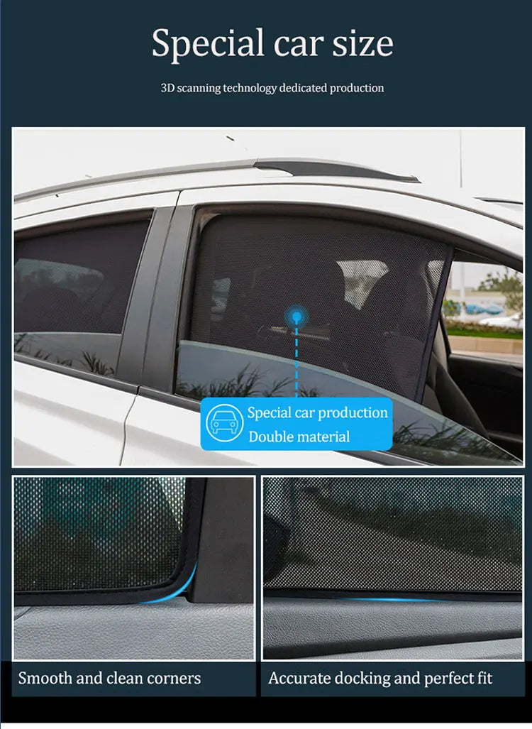 Pare-Soleil Mercedes Classe C W205 S205 Break 2016-2021 Vitres Latérales Lunette Pare-Brise