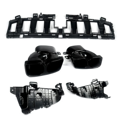Diffuseur Carbone et Embouts Noirs Mercedes C205 Coupé