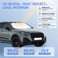 Pare-Soleil Pare-Brise Audi Q2 2018-2024 A1 A3 S3 Pliable Anti-UV Protection Chaleur