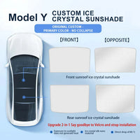 Pare-Soleil de Toit Tesla Model 3 Highland Model Y Juniper 2025-2026 Tissu Glacé à Boucles