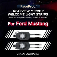 Projecteur Porte Ford Mustang 2015-2023, Lumière de Bienvenue LED, Lot de 2, 11 Motifs