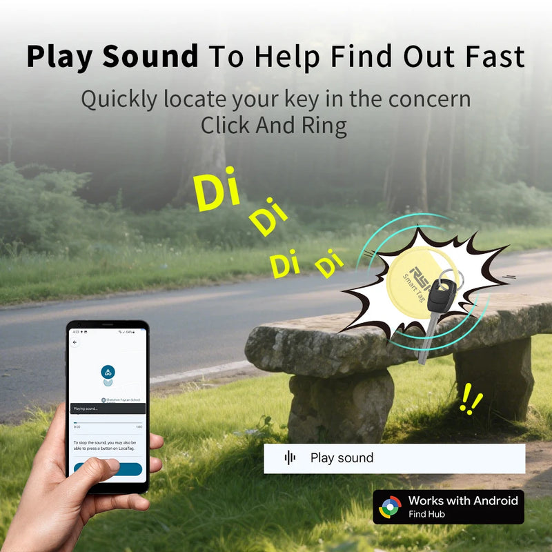 RSH Smart Tag Android Bluetooth GPS Car Tracker