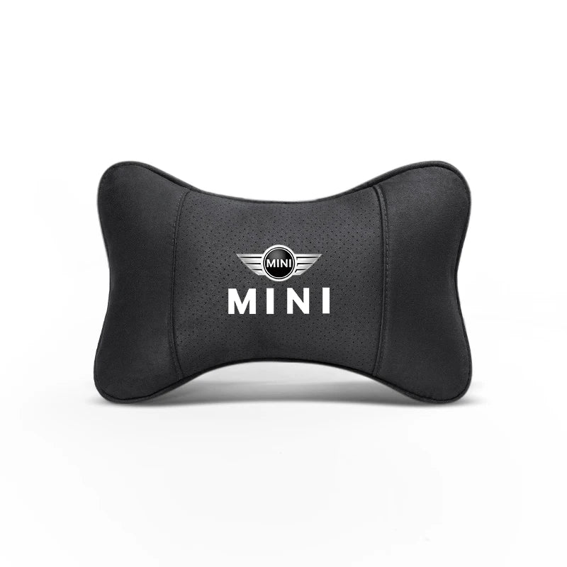 Appuie-Tête Daim Mémoire de Forme MINI Cooper F56 — détail du support