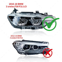 Feux de Jour DRL BMW Série 3 F30 F31 — vue d'ensemble