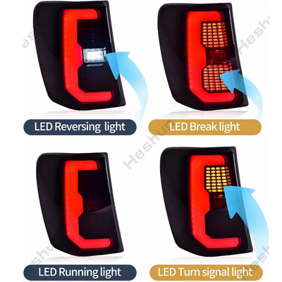 Feux Arrière LED Jeep Grand Cherokee WK SRT8