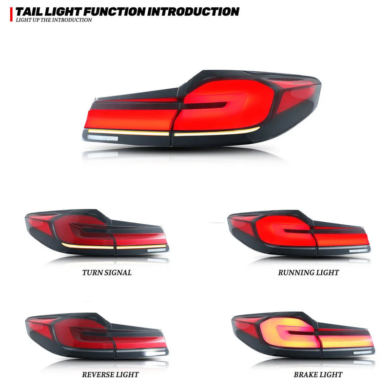 Feux Arrière LED BMW Série 5 G30 G38 M5 F90 2017-2022