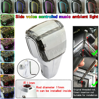 Pommeau de Vitesse Cristal LED Universel Multi-Marques