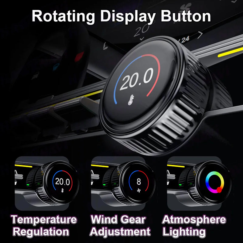 Bouton de Commande Multimédia Tesla Model 3 Y Console Centrale — détail de finition