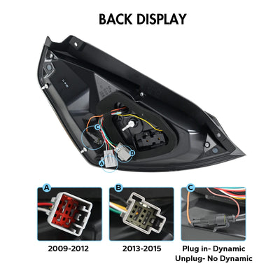 Feux Arrière LED Ford Fiesta 2009-2015 Animation