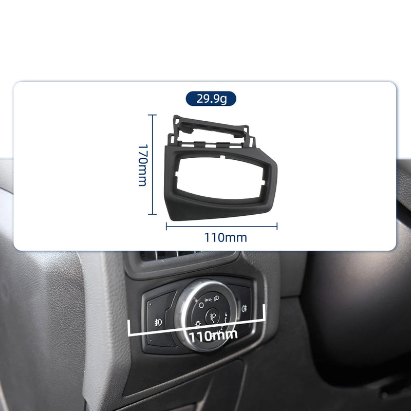 Cadre de Bouton d'Éclairage Ford Focus 2012-2018 — vue de profil