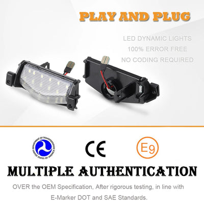 Éclairage de Plaque d'Immatriculation LED Mazda 3