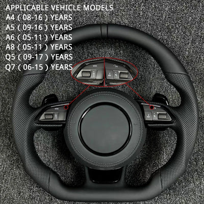 Volant Sport Fond Plat Audi A3 A4 A6 Q5