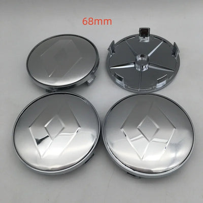 Emblèmes Cache-Moyeux 3D 56mm 60mm 68mm 4 Pièces