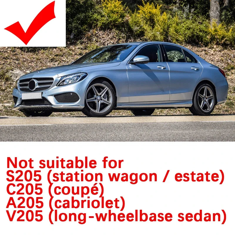 Pare-Soleil Magnétique Mercedes Classe C W205 Berline 2014-2021 Vitres Latérales et Lunette