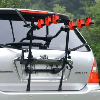 Porte-Vélos de Coffre 3 Vélos Universel Sangles