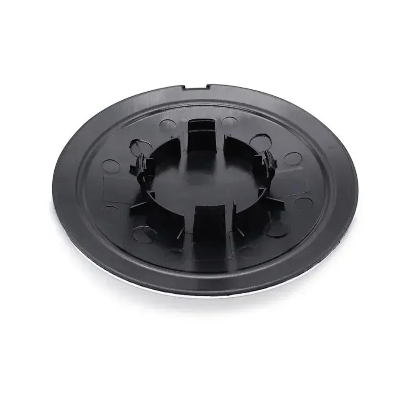Cache-Moyeux Fiat 500 133mm Argent Anti-Poussière — gros plan