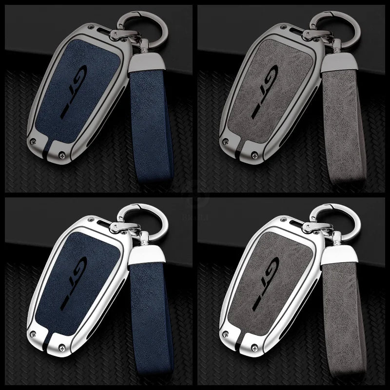 Coque de Clé Peugeot GT Line 3 Touches Alliage de Zinc Suédine