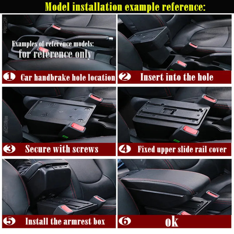 Accoudoir Central Citroën C3 C4 Rangement Simple ou Double 3 USB