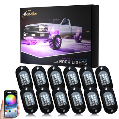 Éclairage d'Ambiance LED RGB Sous Caisse 4x4 SUV