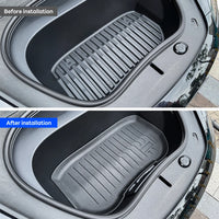 Tapis de Coffre Avant et Arrière Tesla Model 3 Highland 2024 TPE Étanche