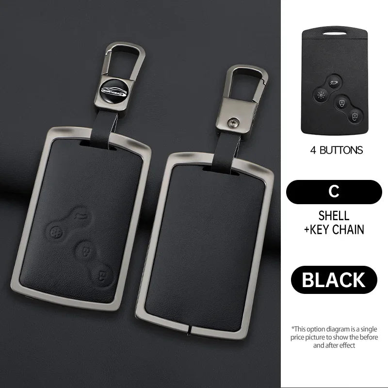 Coque de Clé Renault Alliage de Zinc Mégane 2 Mégane 3 Clio Scénic Captur Laguna Fluence Koleos Duster