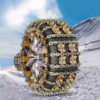 Chaînes à Neige Voiture Griffes d'Acier 175-265 mm Tendeur Automatique