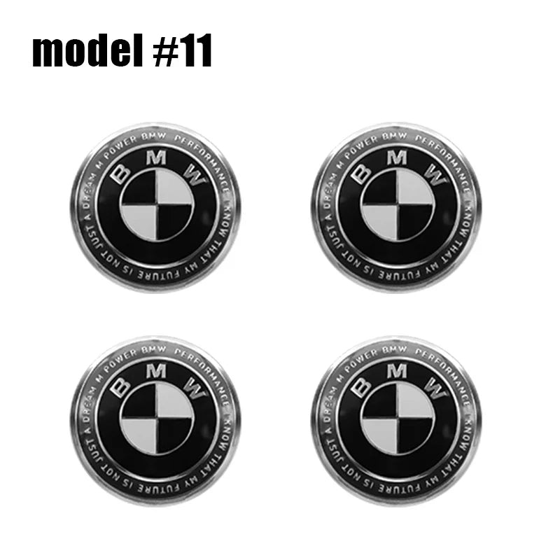 Cache-Moyeux BMW G20 G30 F30 X3 X5 56mm 60mm 65mm — gros plan