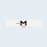 Autocollant Emblème Lettres Mercedes GLS Maybach X167 — vue de trois quarts