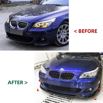 Kit Lame Pare-Chocs Avant BMW Série 5 E60 E61 M Sport 2005-2010