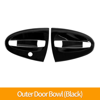 Protections de Poignée de Porte Chromées Smart Fortwo 451