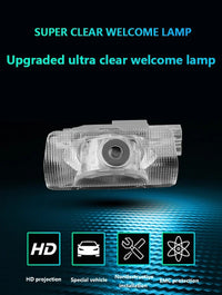 Projecteur de Porte LED Toyota Camry 2006 à Aujourd'hui Logo Lumineux Lumière de Bienvenue Lentille Verre 2 ou 4 Pièces