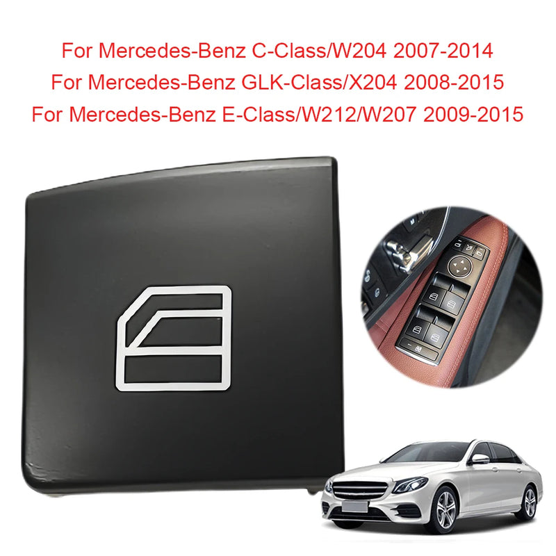 Cache-Boutons Lève-Vitre Mercedes W204 X204 W212 GLK — vue arrière