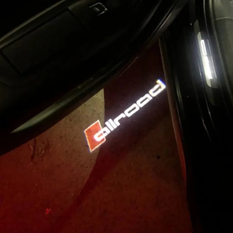 Plug and Play LED Door Logo Projector and Fender Lights for Audi allroad