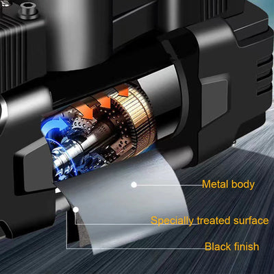 Gonfleur de Pneu 12V 150 PSI Double Cylindre