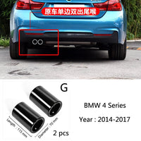 Embout d'Échappement BMW F20 F30 F32 X1 Acier Inoxydable — exemple de montage