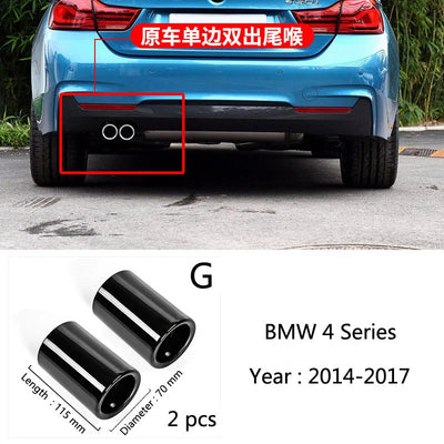 Embout d'Échappement BMW F20 F30 F32 X1 Acier Inoxydable