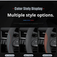 Couvre Volant Opel Corsa, Astra, Mokka, Grandland, Frontera, Insignia, Zafira 2026 en Cuir Nappa Perforé, Rond ou en D