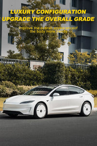 Enjoliveurs Complets Tesla Model 3 Y Highland Juniper 18 19 20 Pouces Lot de 4 Caches de Roues Noir ou Blanc