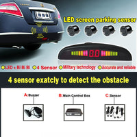 Radar de Recul YASOKRO 4 Capteurs LED Couleur