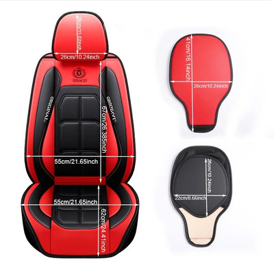 Housse de Siège Auto Cuir Universelle Toutes Saisons
