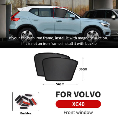 Pare-Soleil Magnétiques Vitres Volvo XC40 et V90 2018-2023