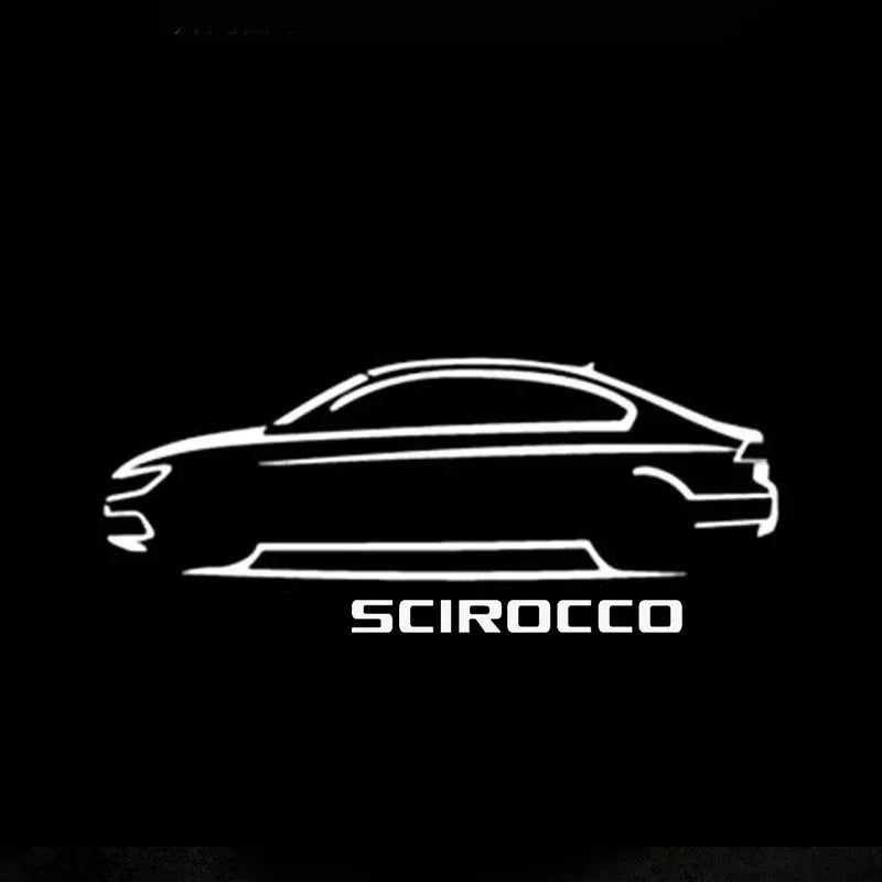 Projecteur Logo Porte Volkswagen Scirocco LED 9 Motifs 2 Pièces
