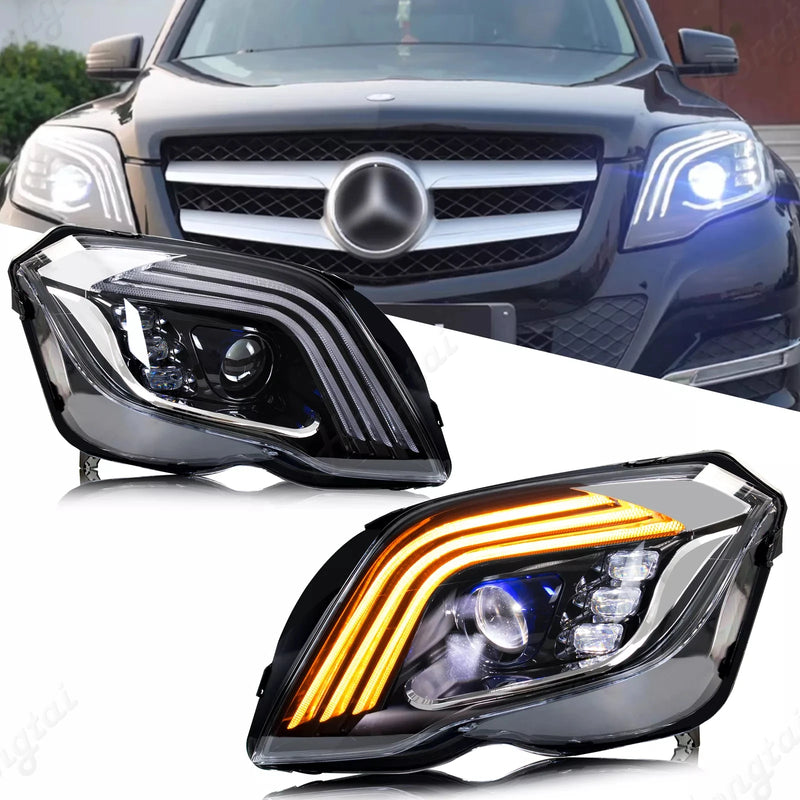 Phares LED Mercedes GLK350 GLK250 2013-2015 Look AMG