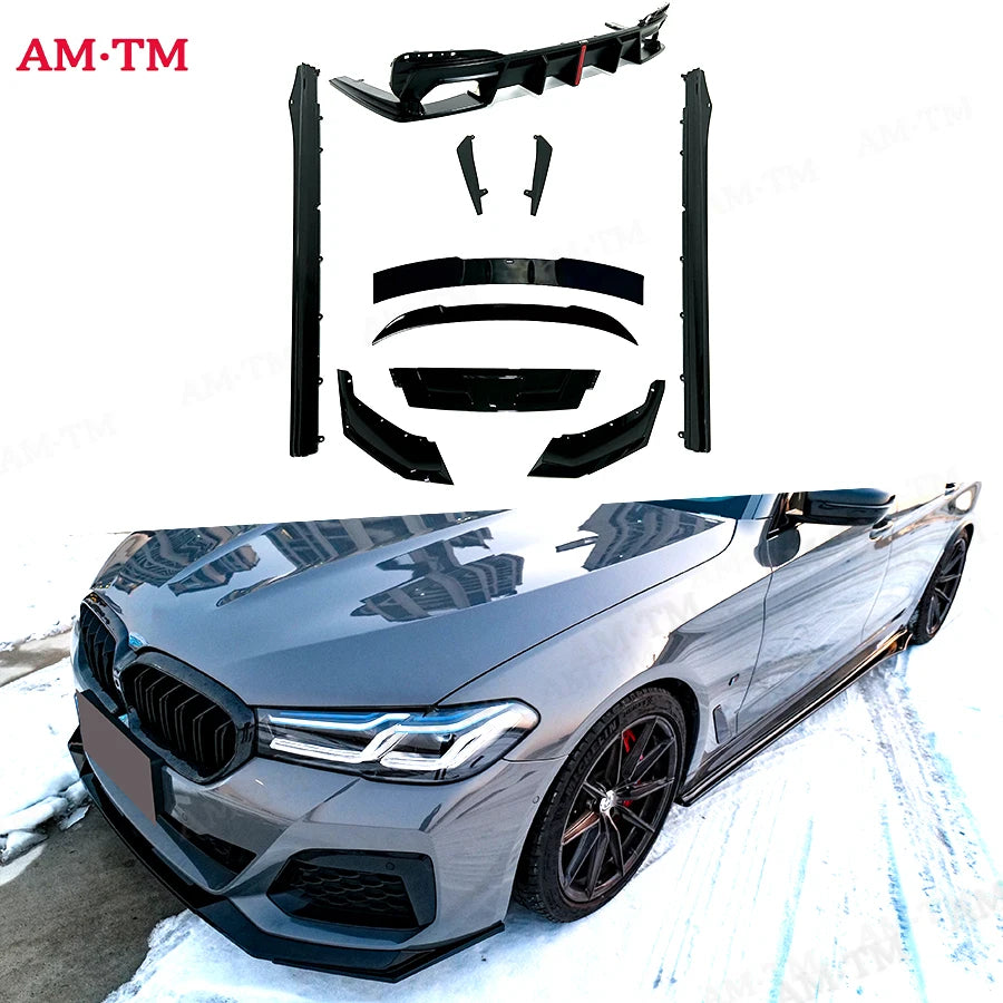 Kit Carrosserie BMW Série 5 G30 Noir Brillant LED
