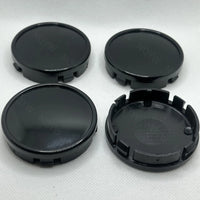 Cache-Moyeux Universels Vierges 64 mm Chromé ou Noir Lot de 4