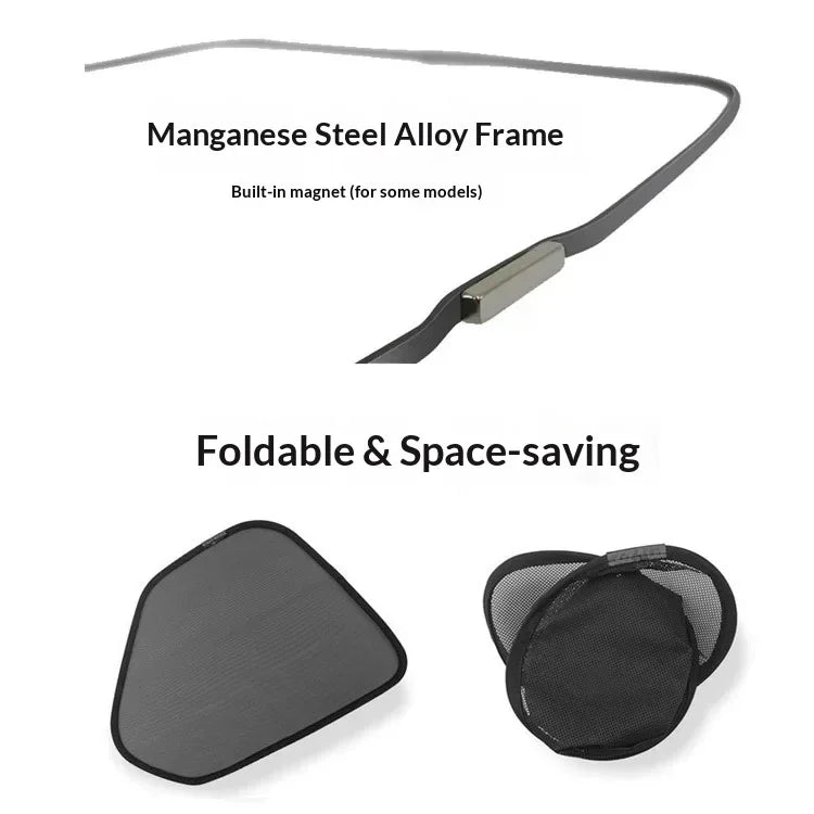 Pare-Soleil Magnétique Renault Clio 4 Vitres Latérales Arrière Lunette Pare-Brise