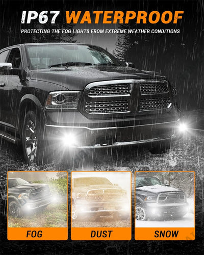 Feux Antibrouillard LED Dodge Ram 1500 2013-2022
