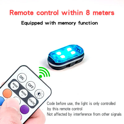 Éclairage d'Ambiance LED Sans Fil Rechargeable Voiture RGB
