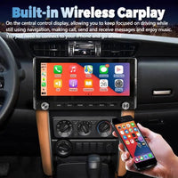 Autoradio Écran 12,3 Pouces Toyota Fortuner et Hilux 2015-2021 Android 14 CarPlay Sans Fil DSP